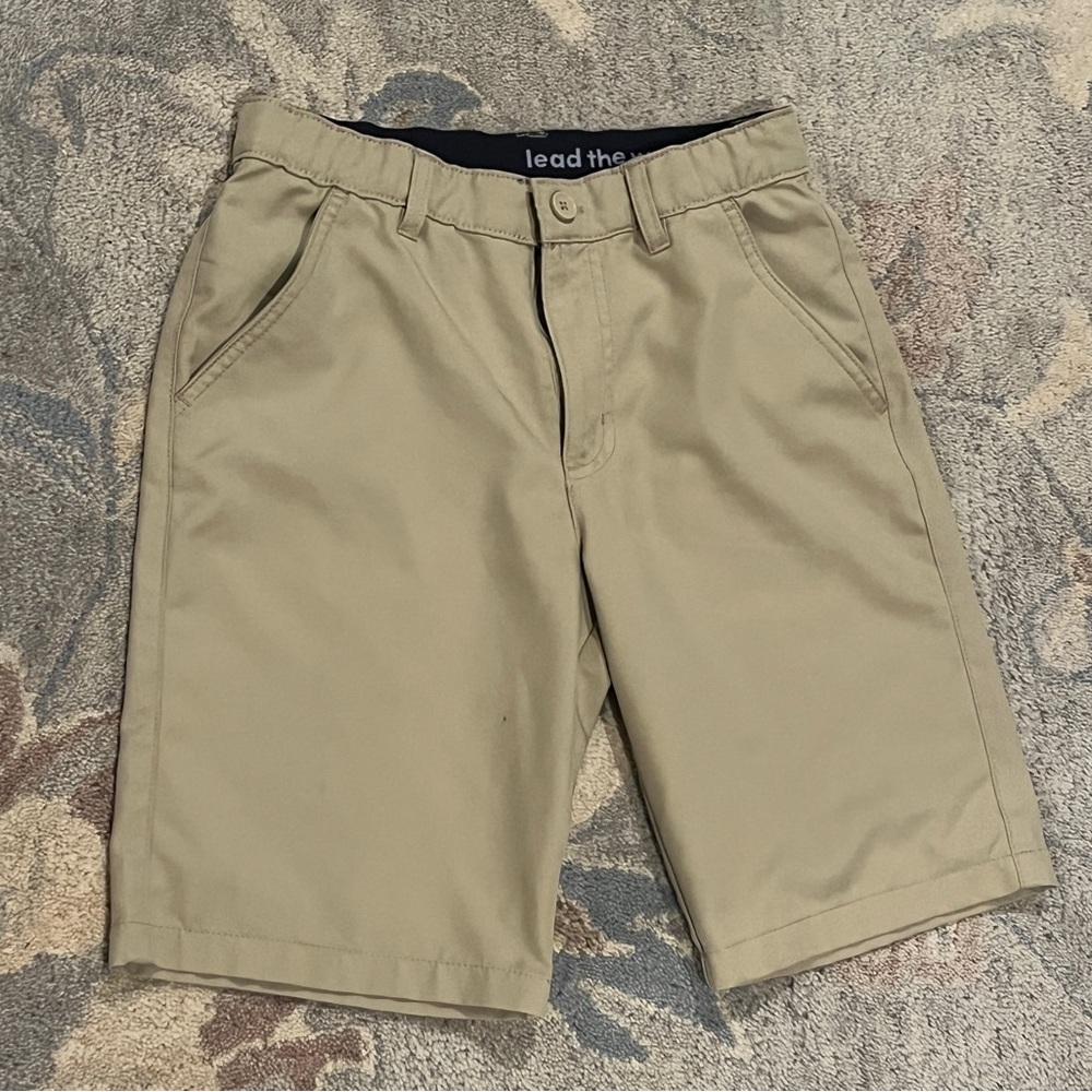 French Toast Boys Khaki Flat Front Shorts